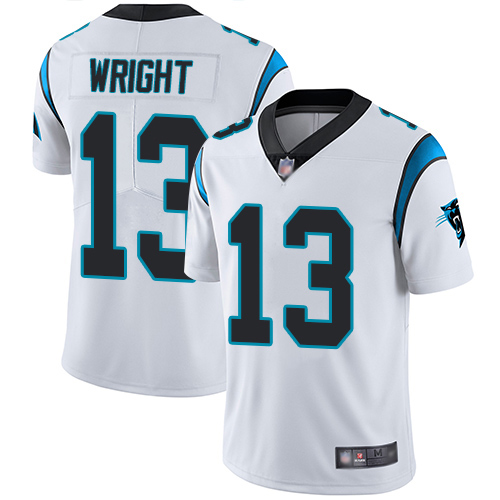 Carolina Panthers Limited White Men Jarius Wright Road Jersey NFL Football #13 Vapor Untouchable->carolina panthers->NFL Jersey